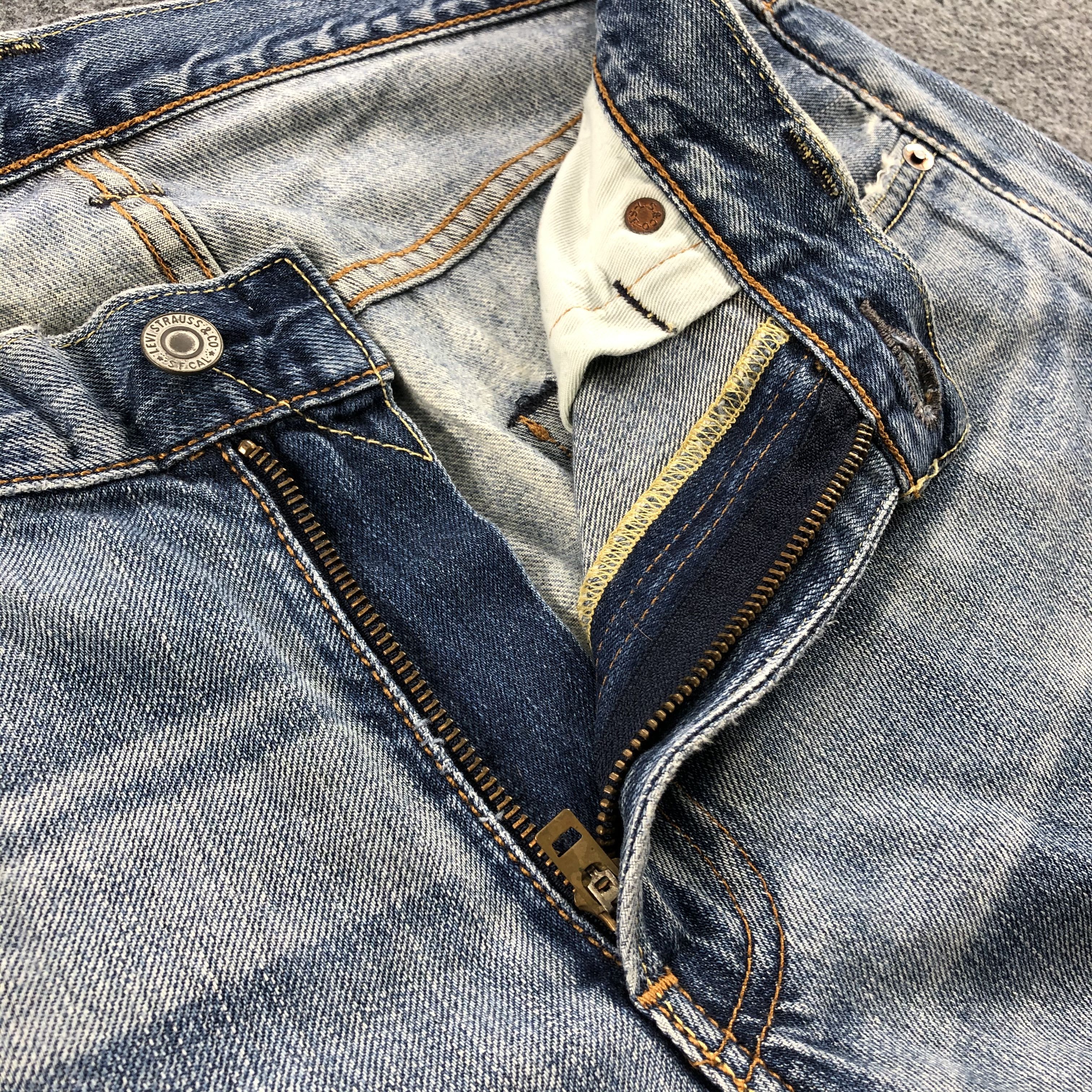 Levi's × Vintage Vintage Distress Blue Wash Levis 503 Jeans-JM1420 Size US 34 / EU 50 - 8 Thumbnail