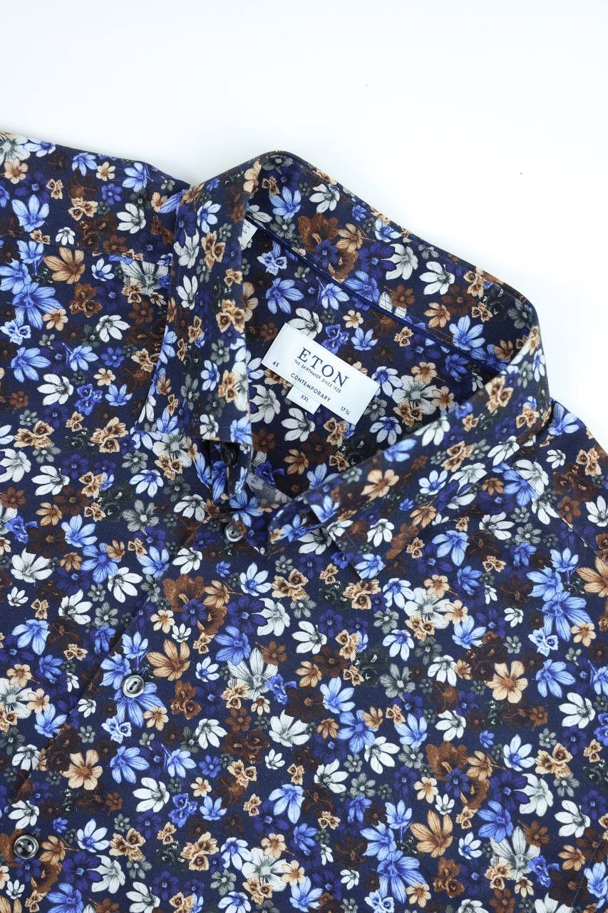 Eton ETON Shirt floral print Size US XXL / EU 58 / 5 - 2 Thumbnail