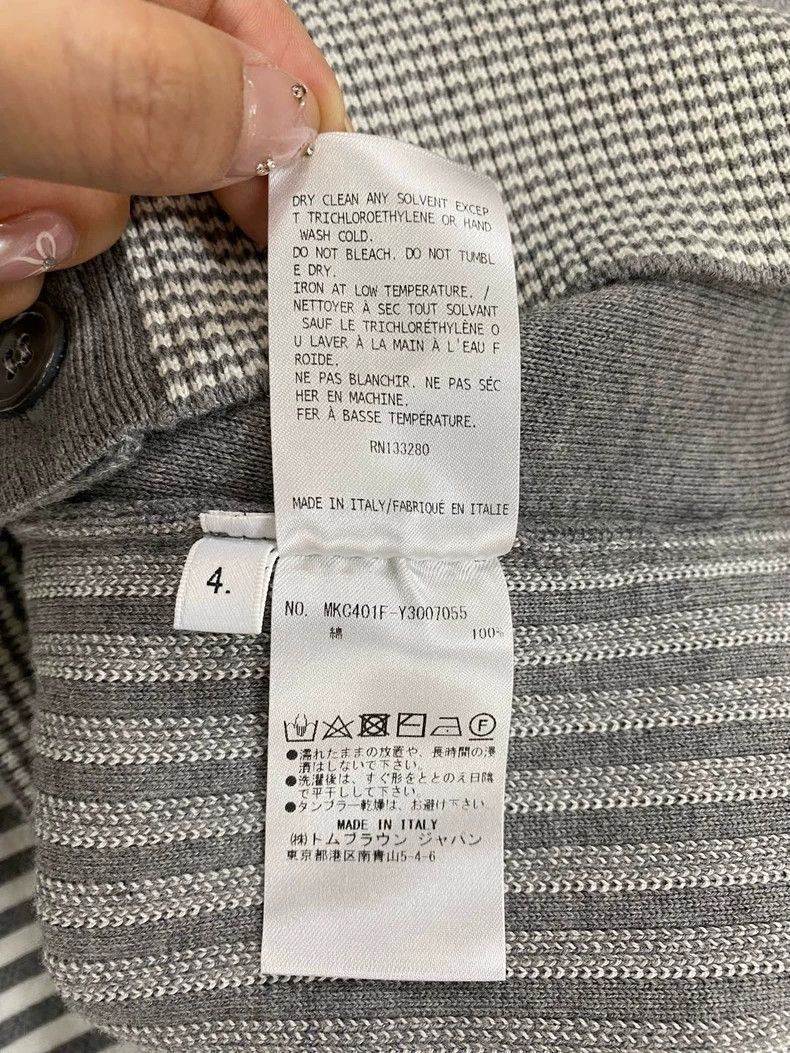 Thom Browne Thom Browne Knitted cardigan Size US XL / EU 56 / 4 - 5 Thumbnail