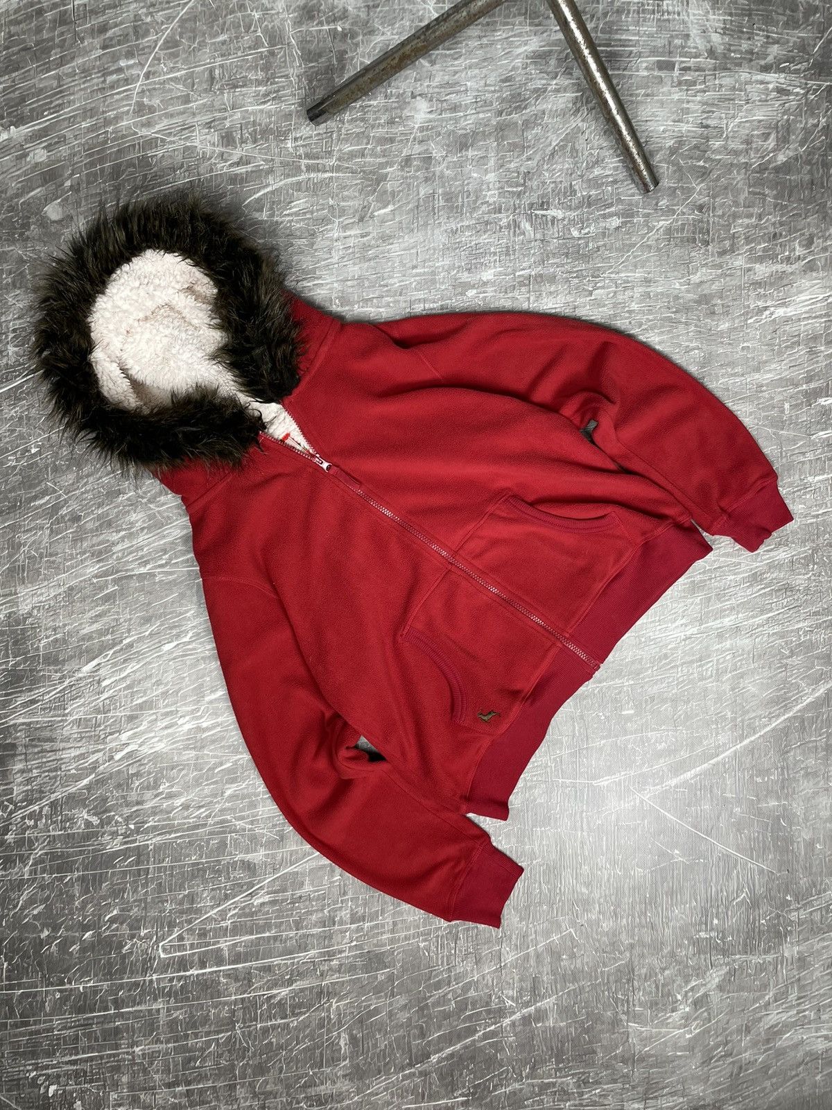 If Six Was Nine Y2K Black Fur Zip Hoodie Japanese LGB Ifsixwasnine Style Size US L / EU 52-54 / 3 - 4 Thumbnail