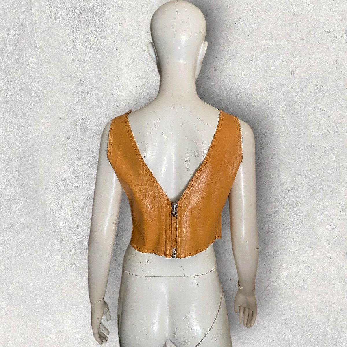 Jean Paul Gaultier JPG Perforate Leather Zip Top Size M / US 6-8 / IT 42-44 - 5 Thumbnail