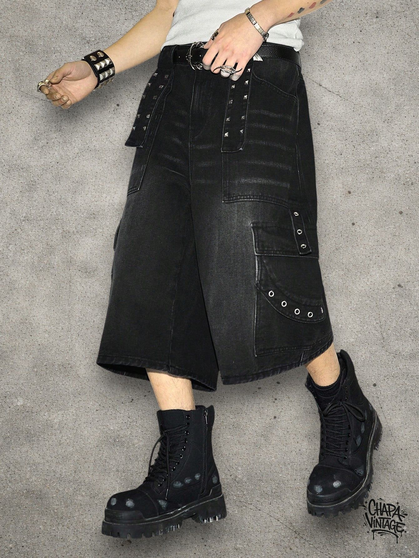 Vintage Opium goth shorts Size US 32 / EU 48 - 1 Thumbnail