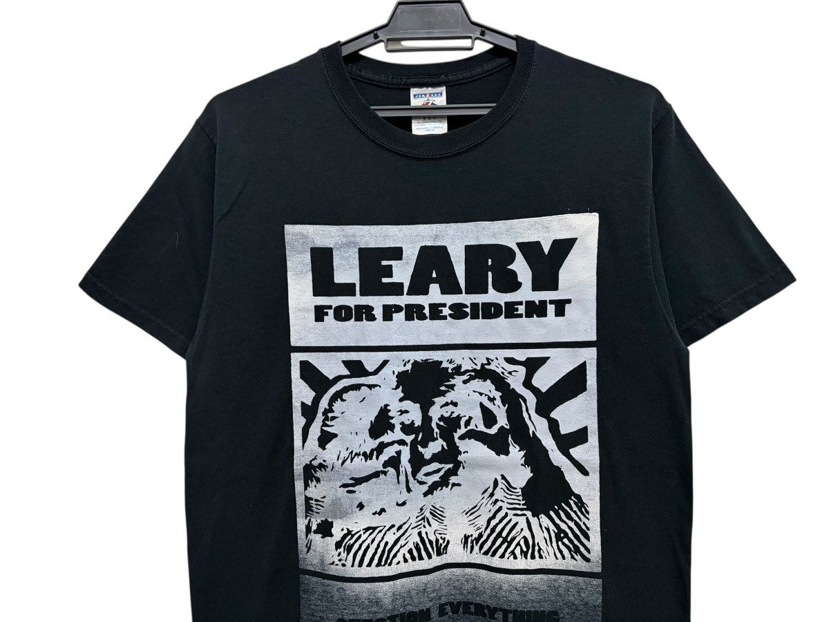 Jerzees VINTAGE 00s TIMOTHY LEARY FOR PRESIDENT LSD PSYCHEDELIC RAVE Size US M / EU 48-50 / 2 - 3 Thumbnail
