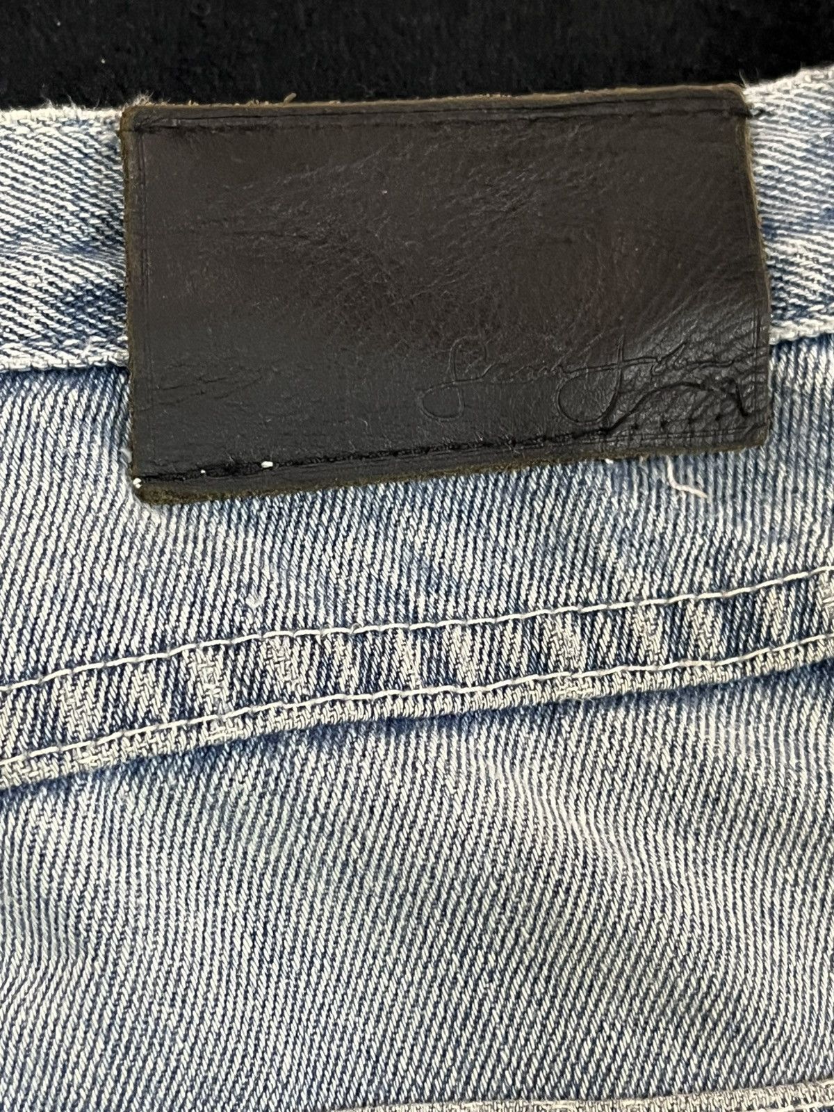 Le Grande Bleu (L.G.B.) × Sean John Vintage Sean John Baggy Faded Denim Size US 33 - 11 Thumbnail