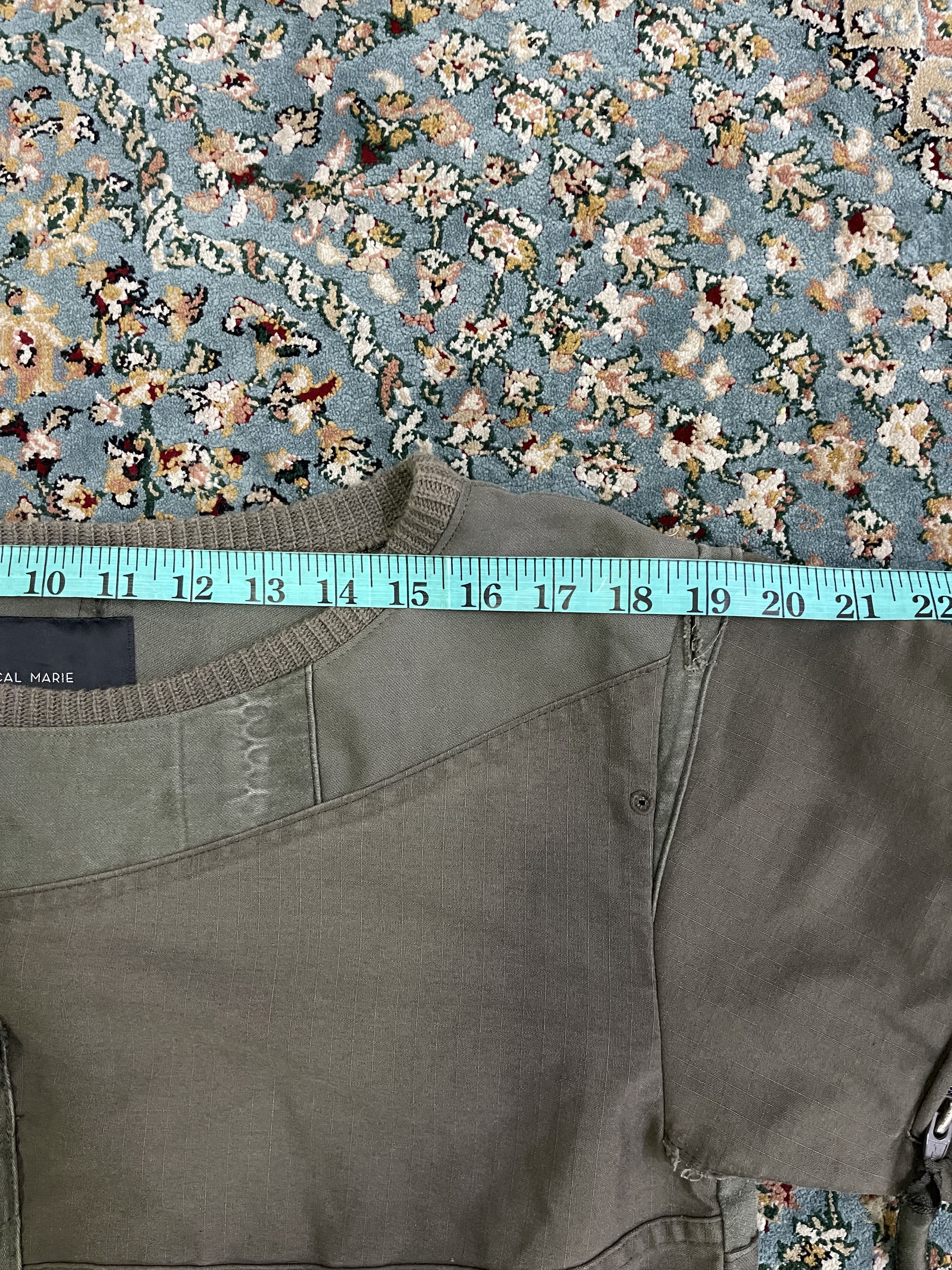 GOA Pascal Marie Reconstruct Army Distressed Style Size US L / EU 52-54 / 3 - 9 Thumbnail
