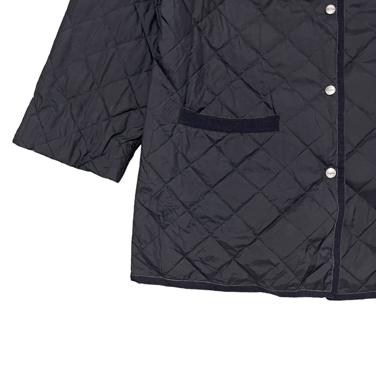 Salvatore Ferragamo Vintage Salvatore Ferragamo Quilted Jacket Made in Italy Size US M / EU 48-50 / 2 - 4 Thumbnail