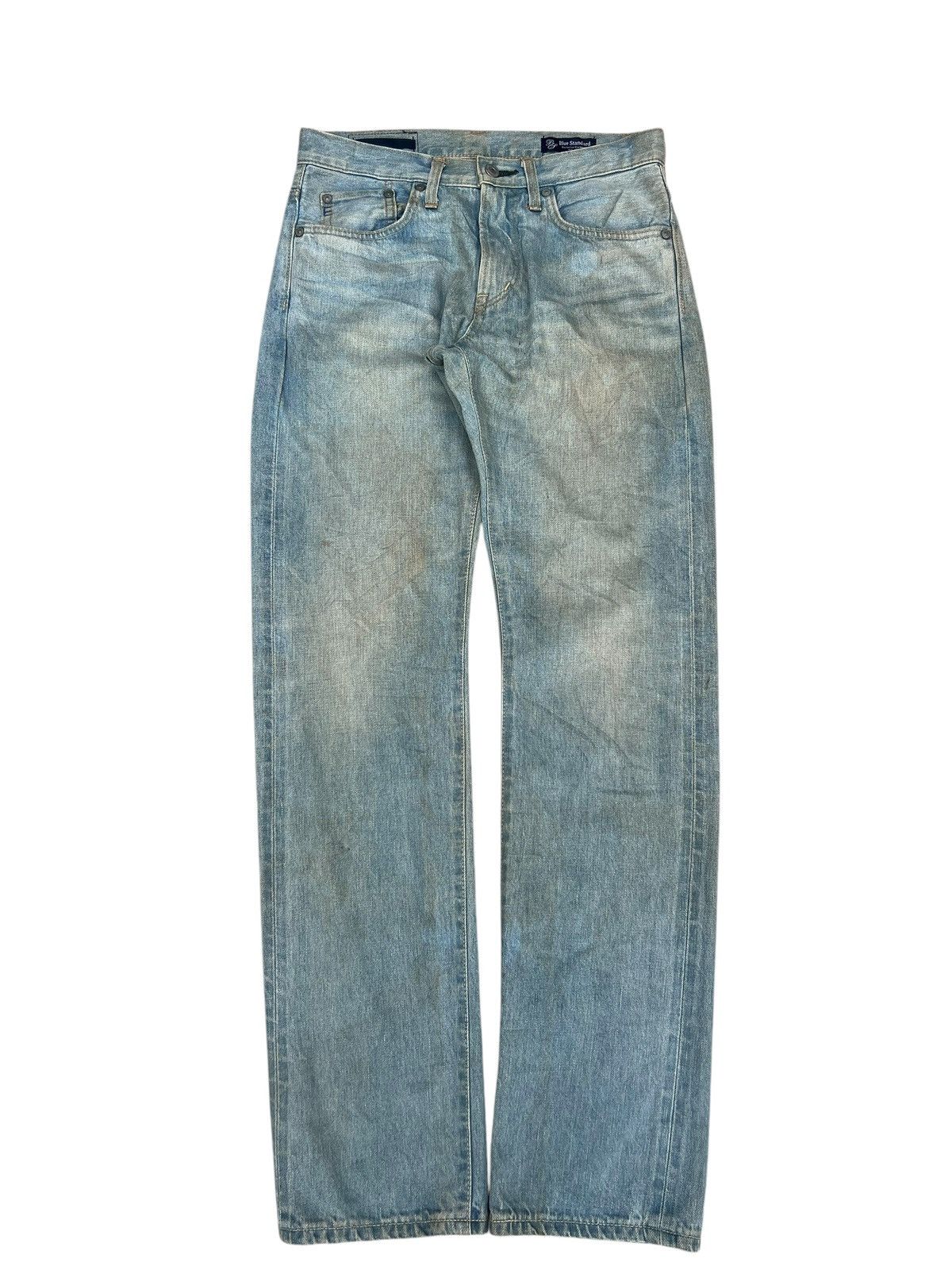 Edwin Edwin 503ST Blue Standard Dirty Mud Denim Selvedge Jeans Size US 29 - 1 Thumbnail