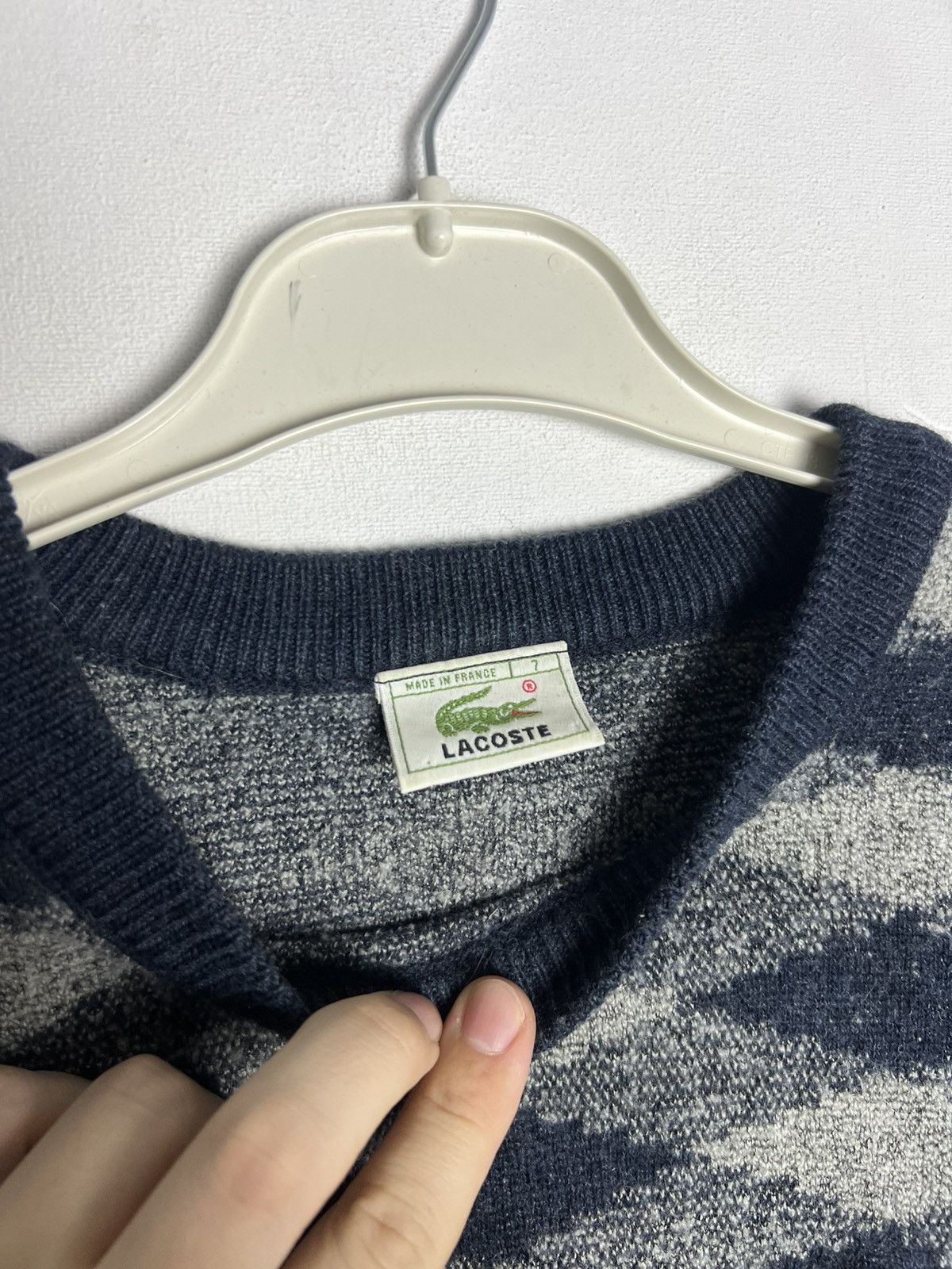 Lacoste 90's Rare Vintage Lacoste Sweater Size US M / EU 48-50 / 2 - 7 Thumbnail