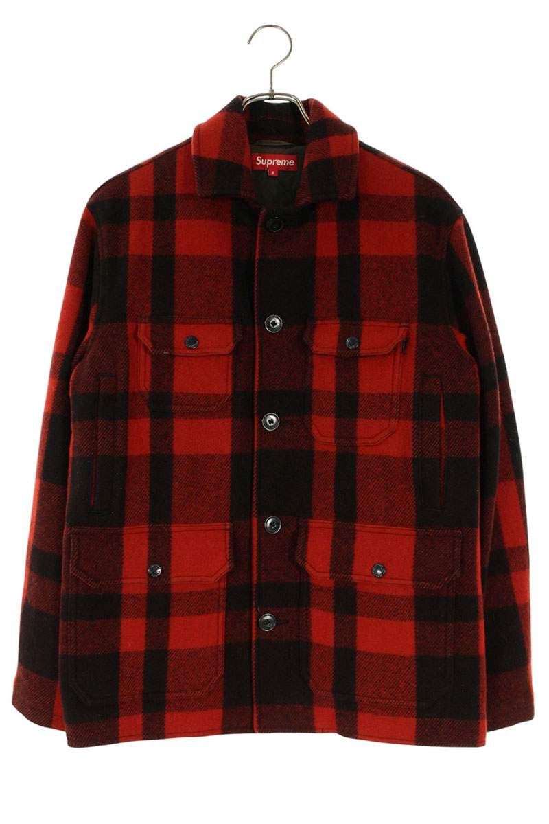 Supreme Supreme Wool Blouson Red x Black Size S Size US S / EU 44-46 / 1 - 1 Thumbnail