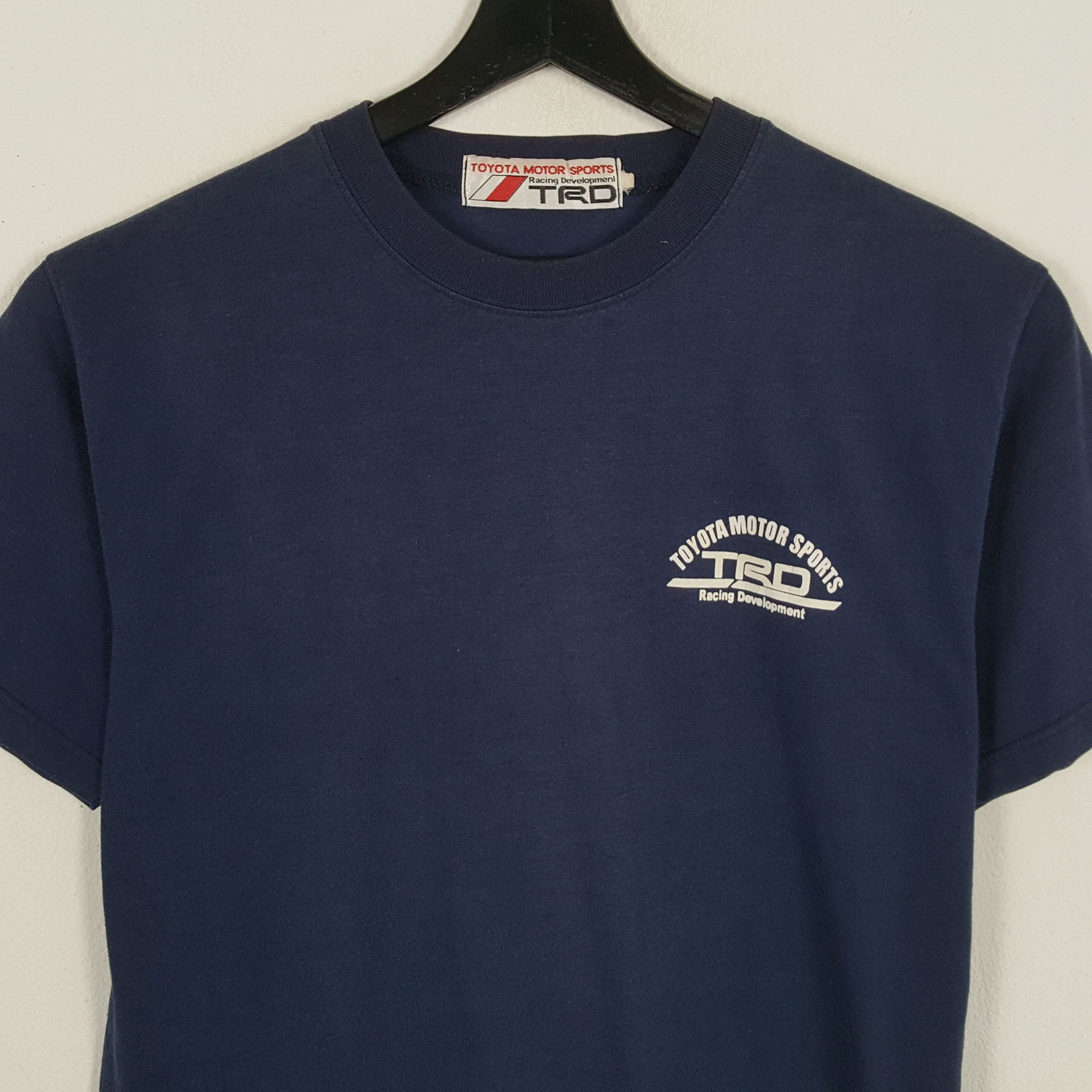 Japanese Brand × Vintage TRD TOYOTA MOTOR SPORTS RACING Japanese Tshirt Size US M / EU 48-50 / 2 - 4 Thumbnail