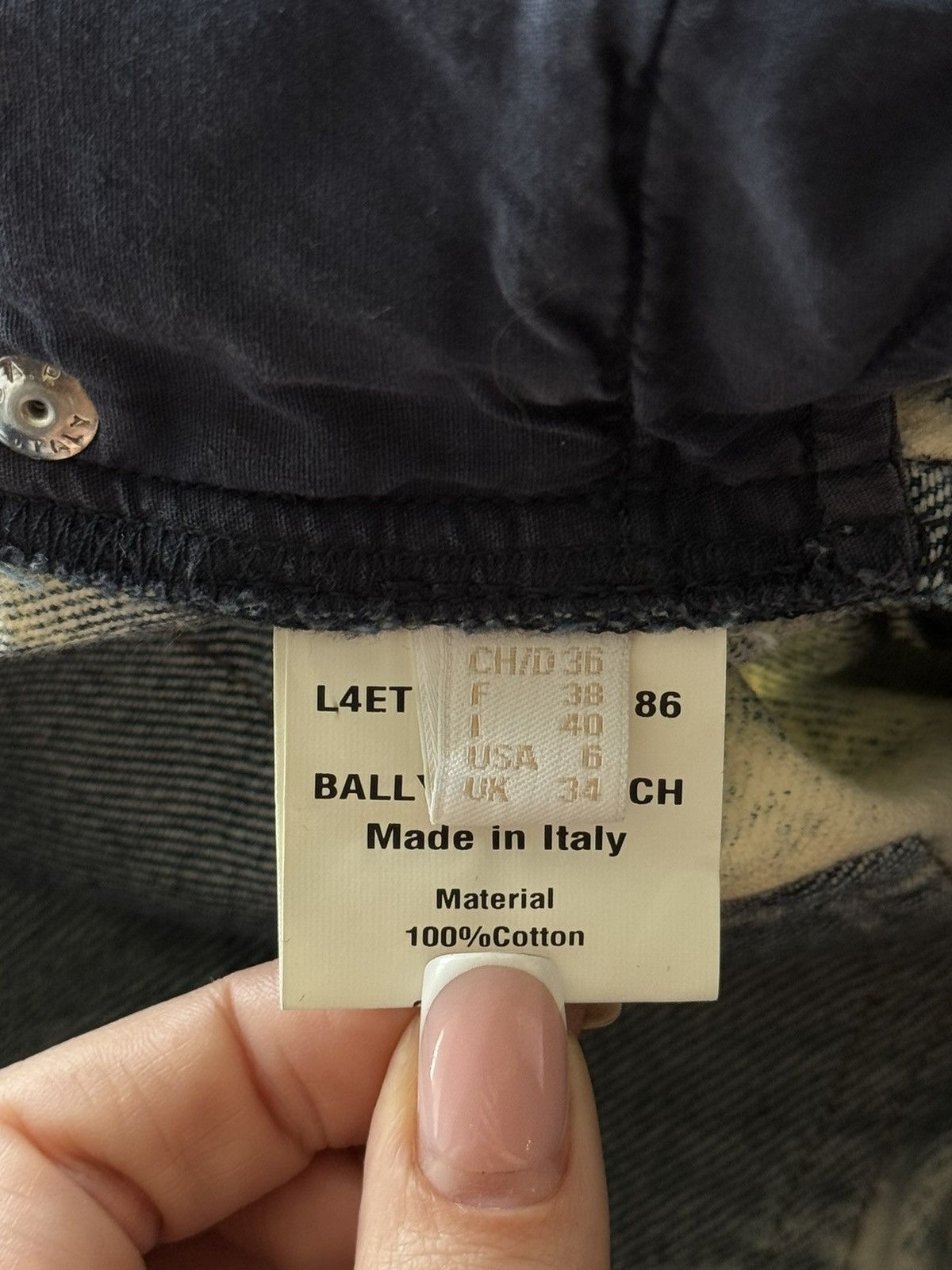 Bally × Designer Bally luxury tie dye jeans denim Size US 32 / EU 48 - 6 Thumbnail