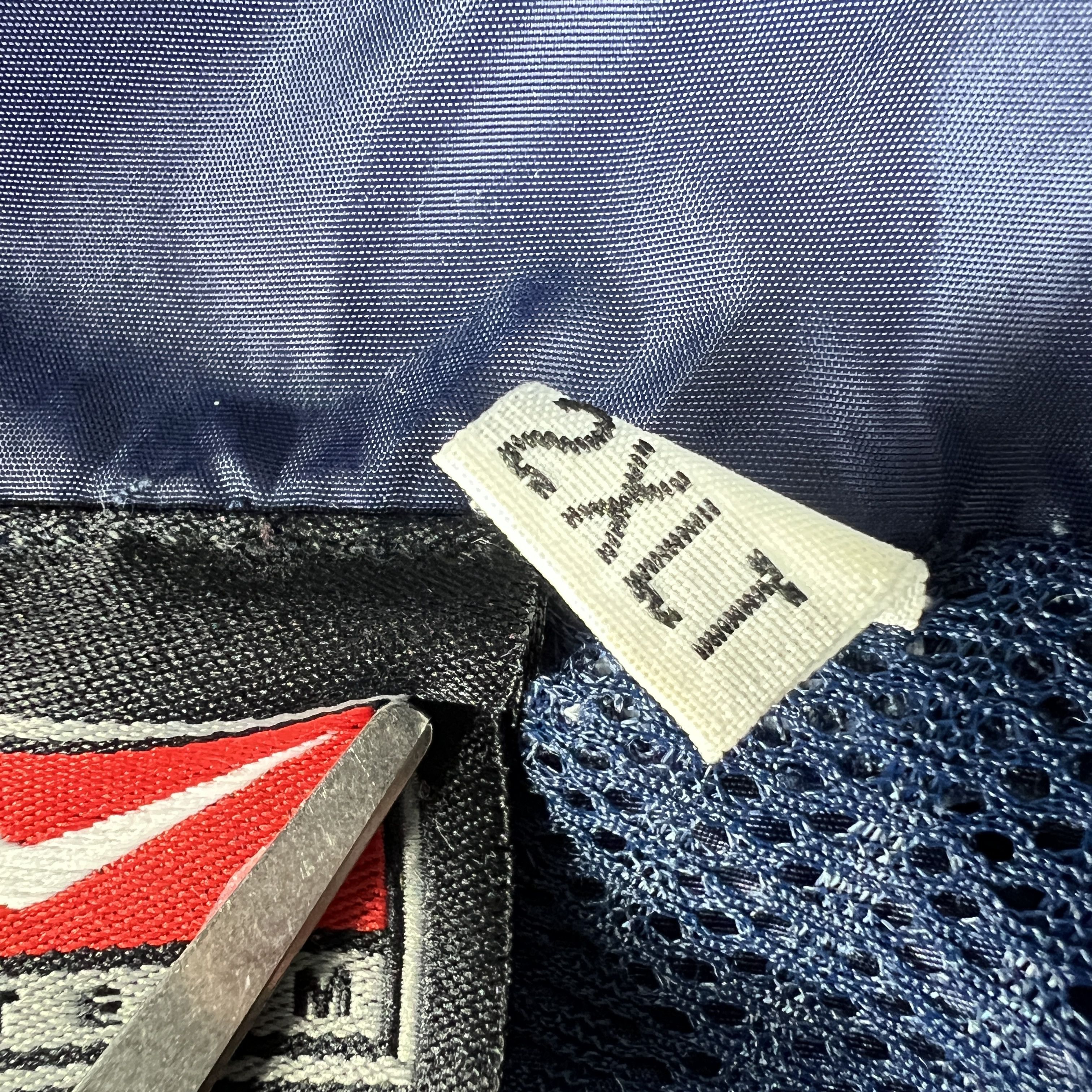 Nike × Vintage VTG 90s Nike Jacket Blue Logo Full Zip Windbreaker Size US XXL / EU 58 / 5 - 7 Thumbnail