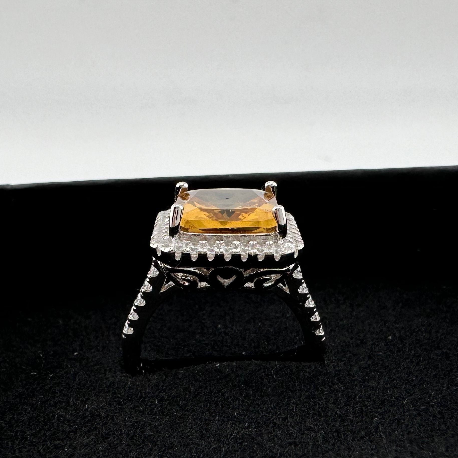 Other Elegant Emerald Cut Lab Created Sultanite Ring - Beautiful D Size ONE SIZE - 16 Thumbnail