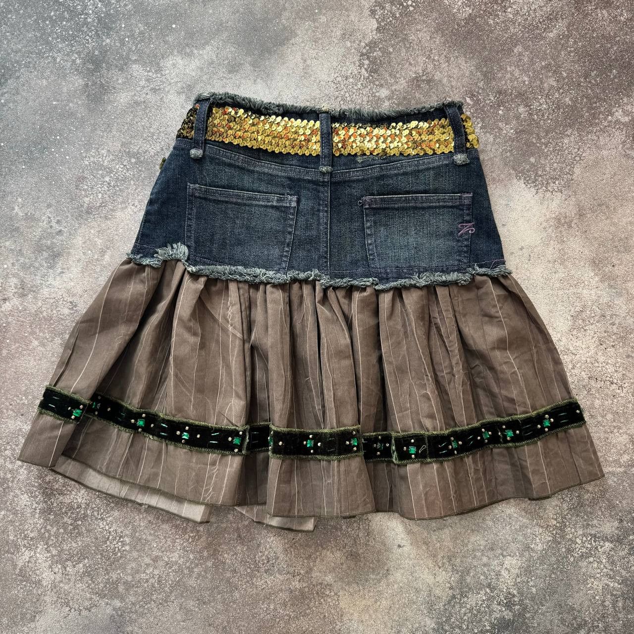 Hysteric Glamour Avant-Garde Vintage Super Pleated Y2K Skirt Size 28" / US 6 / IT 42 - 2 Thumbnail
