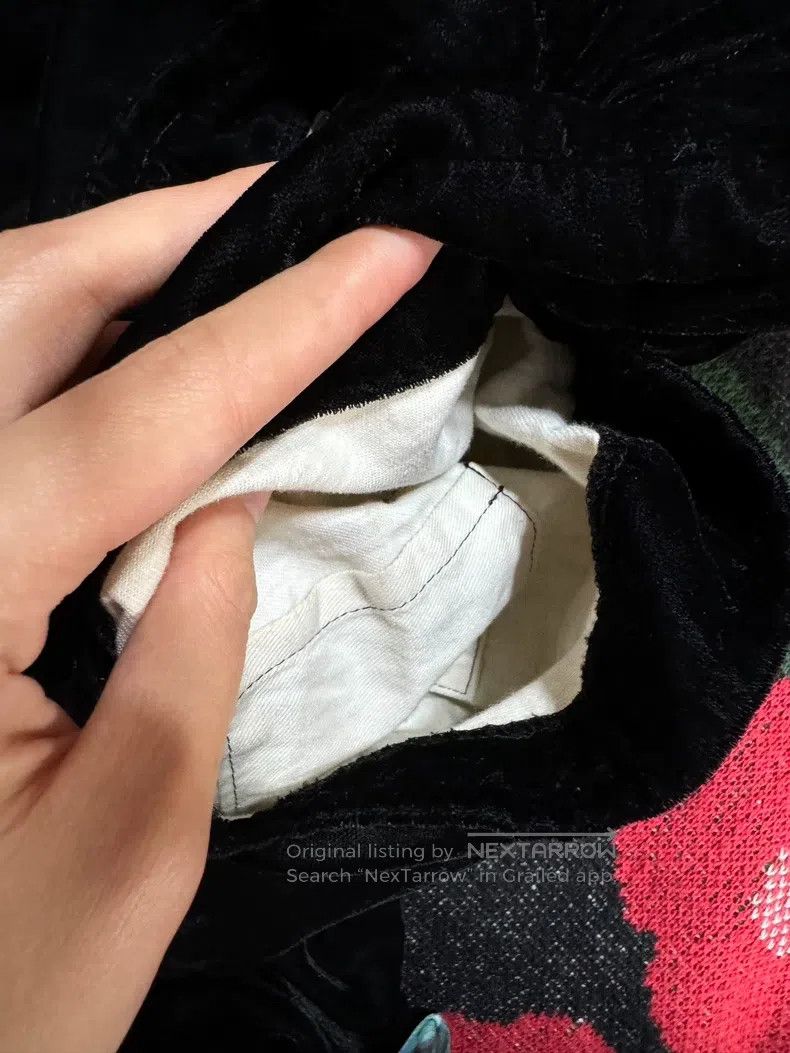 Comme des Garcons Comme Des Garcons size XS Antique Velvet Flower Bud High W Size 22" - 8 Thumbnail