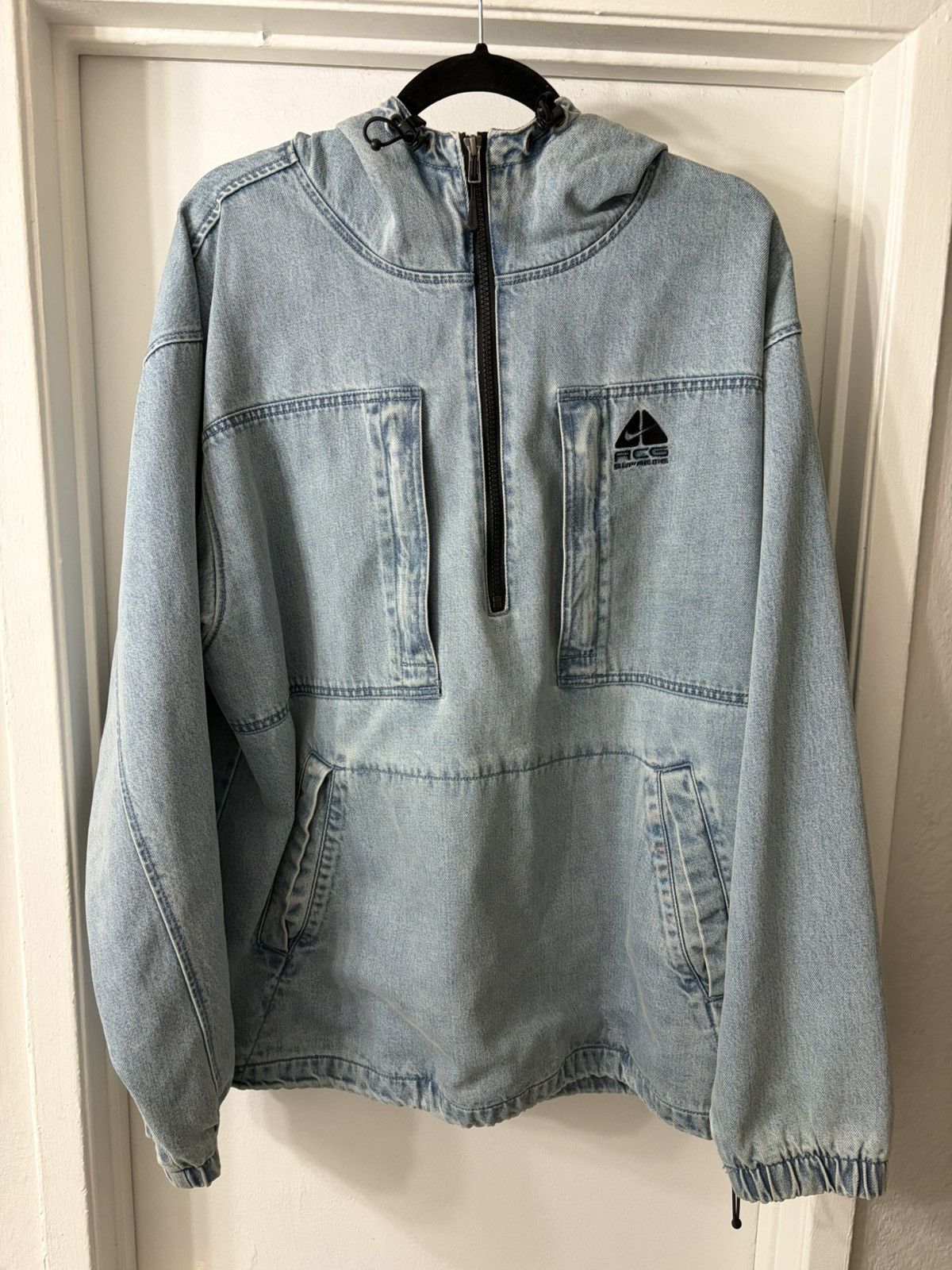 Nike × Supreme Supreme x Nike ACG Denim Pullover Anorak Large