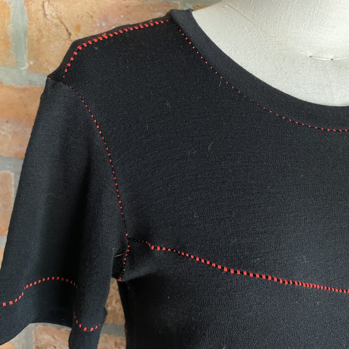 Issey Miyake ISSEY MIYAKE Black Asymmetrical Stitch Dress Size XS / US 0-2 / IT 36-38 - 17 Thumbnail