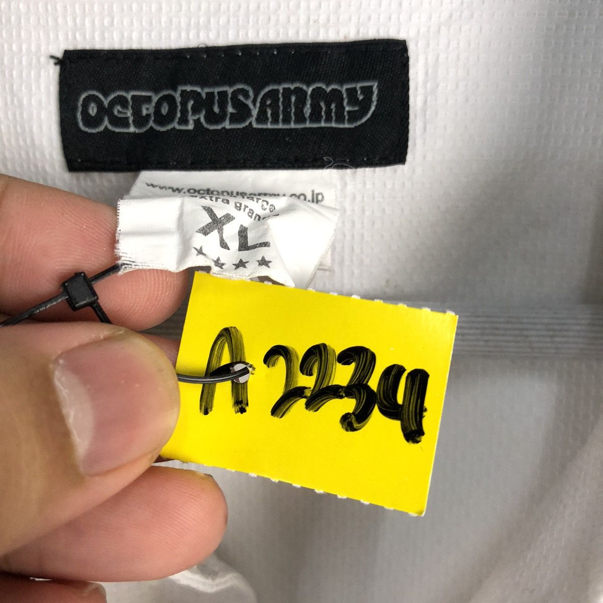 Japanese Brand × Octopus Octopus Army White Workshirt #A2234 Size US XL / EU 56 / 4 - 12 Thumbnail