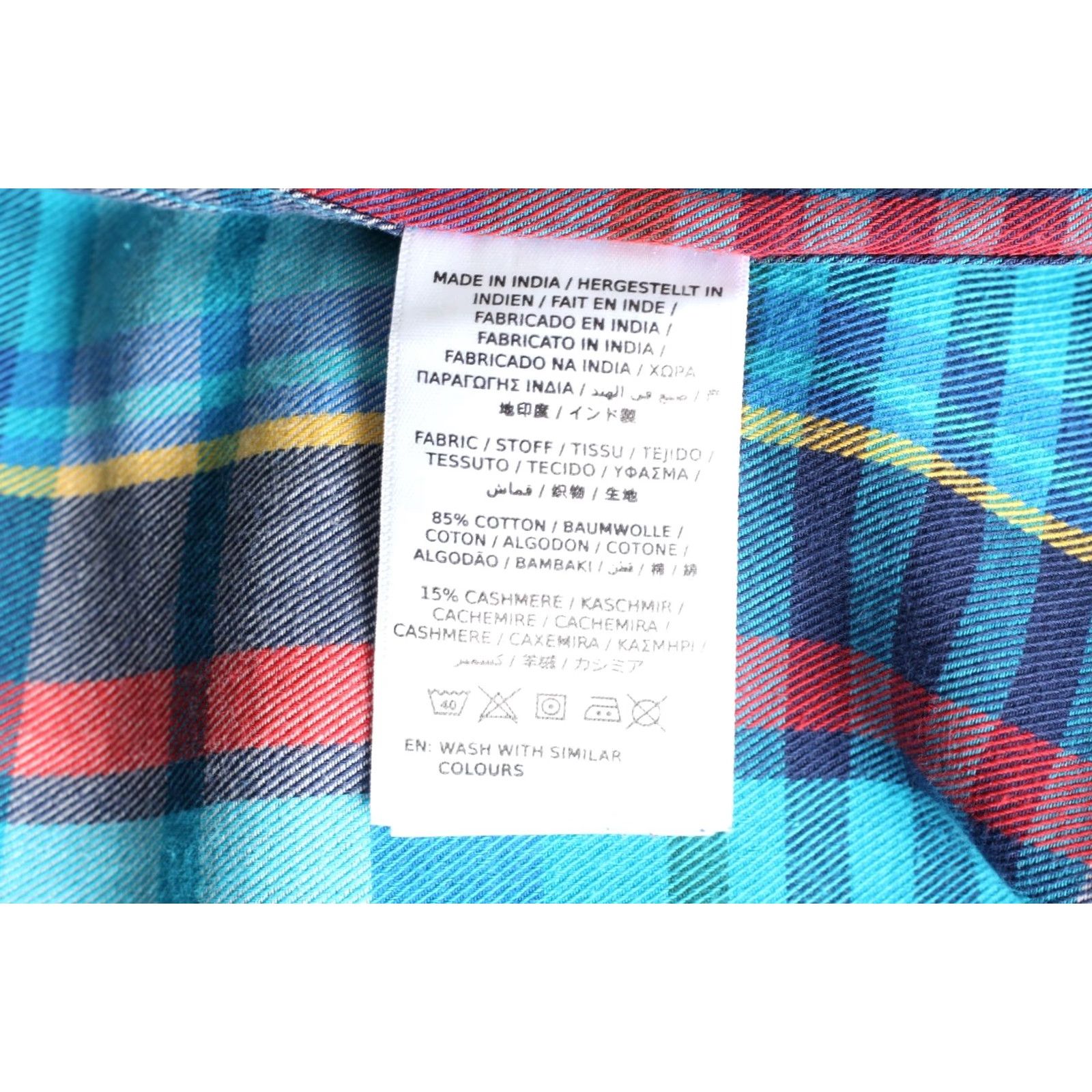 Gant GANT Flannel Shirt Men M 39/40 15 ¾ Regular Fit Long Sleeve Plaid Multicoloured Casual Formal Men Size US M / EU 48-50 / 2 - 6 Thumbnail