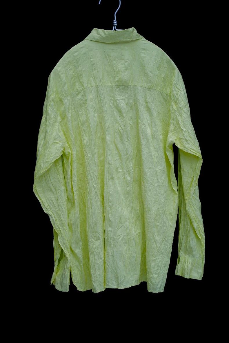 Issey Miyake Issey Miyake size:2 Green pleated shirt Size M / US 6-8 / IT 42-44 - 5 Thumbnail