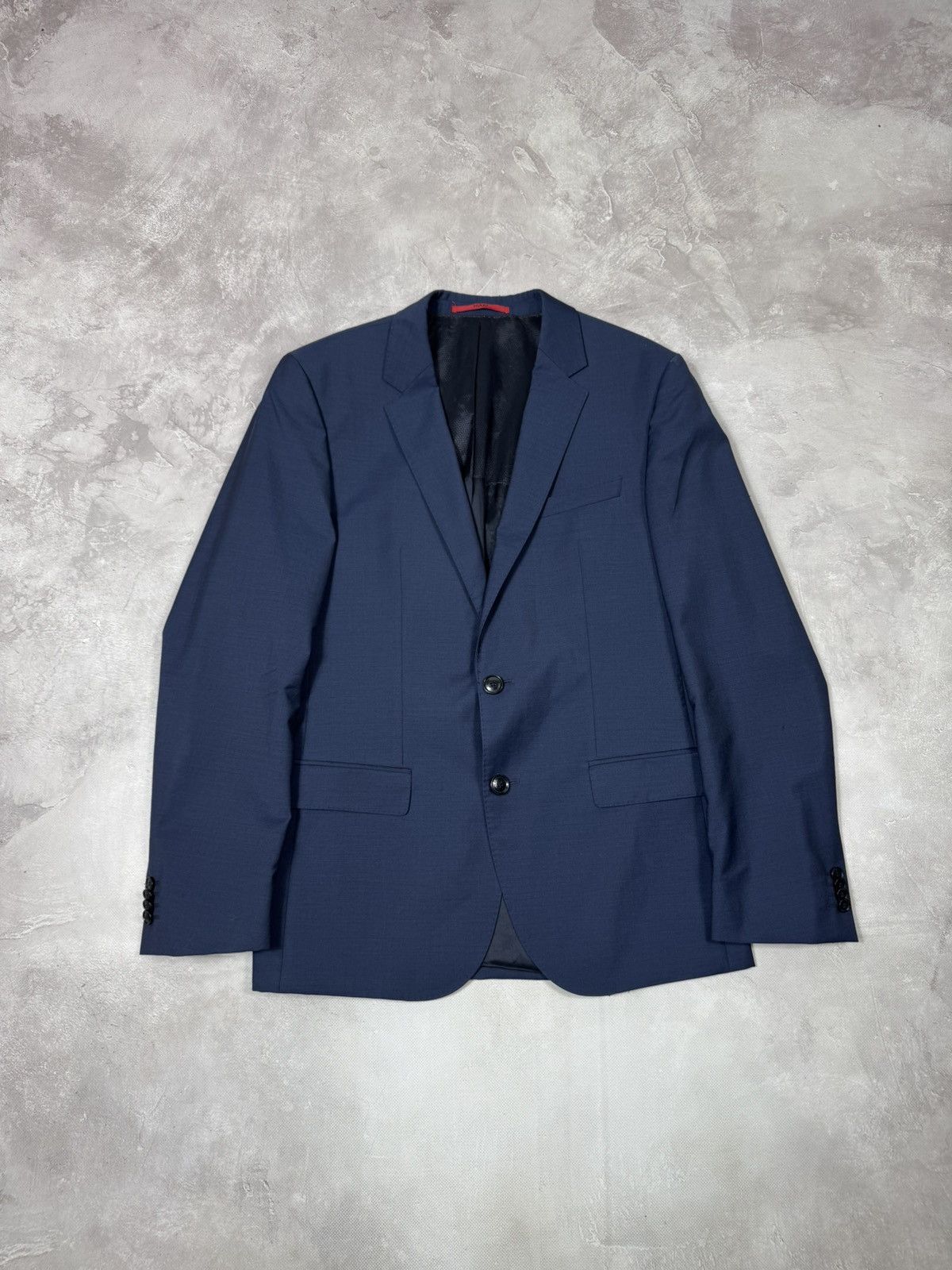 Hugo Boss Hugo Boss Wool Men's Blue Blazer Size 38R - 1 Thumbnail