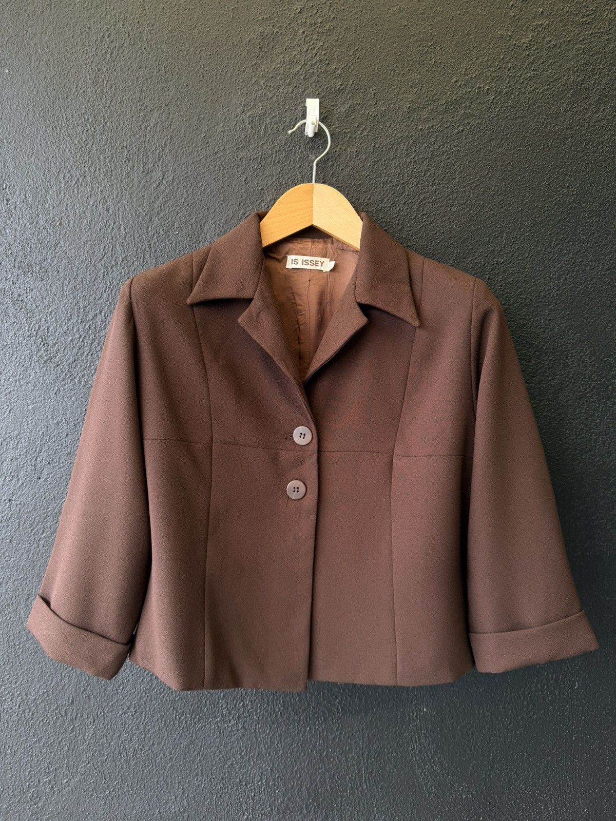 Issey Miyake Archival 80s I.S. Issey Miyake Chisato Tsumori Boxy Brown Size L / US 10 / IT 46 - 1 Thumbnail