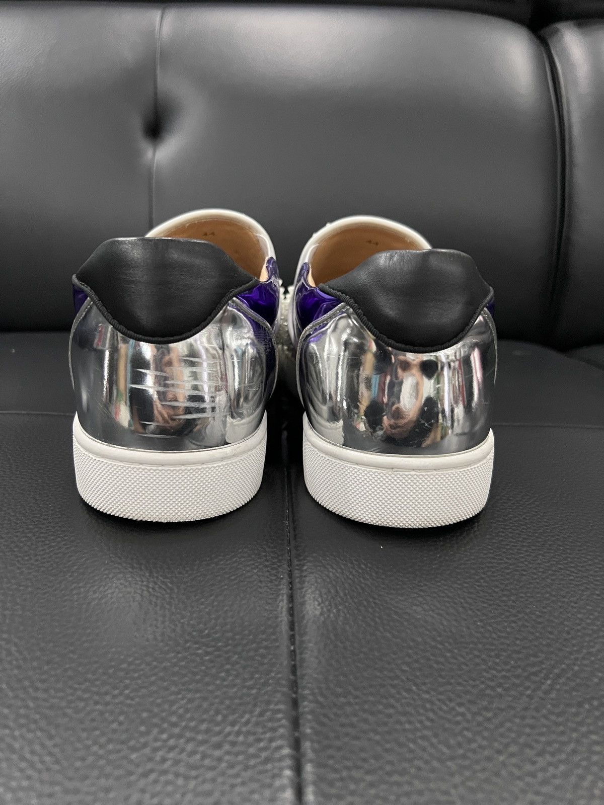 Christian Louboutin Christian Louboutin Transparent Studded Red Sole Sneakers Size US 10.5 / EU 43-44 - 6 Thumbnail