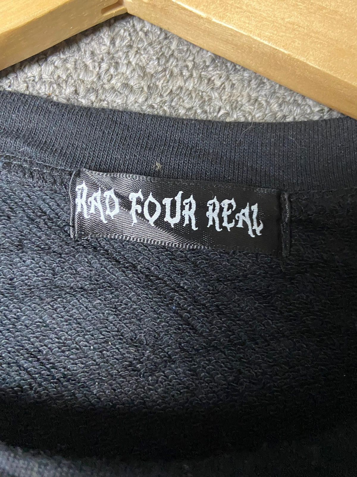 Japanese Brand RAD FOUR REAL Glisten Distressed Sweatshirt (156) Size US M / EU 48-50 / 2 - 6 Thumbnail