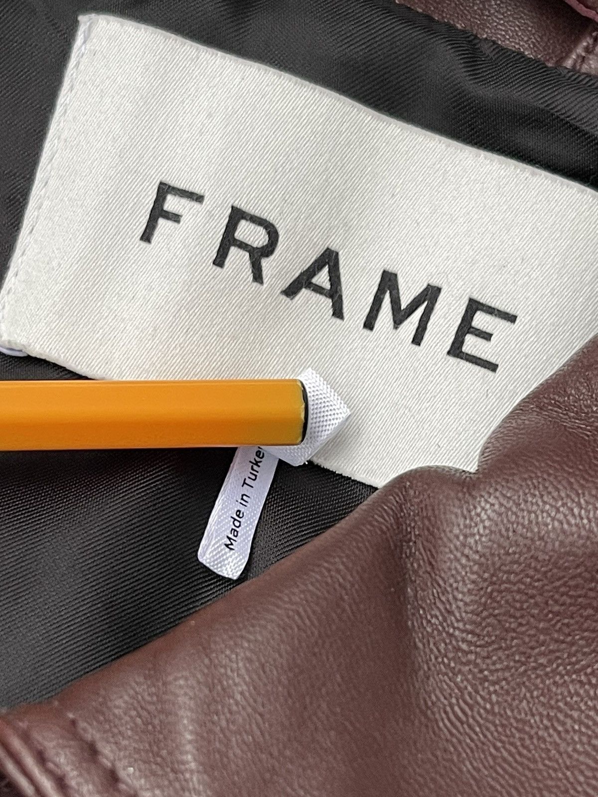 Frame !DS! SS23 Frame Burgundy Red Leather Jacket Size US M / EU 48-50 / 2 - 21 Thumbnail
