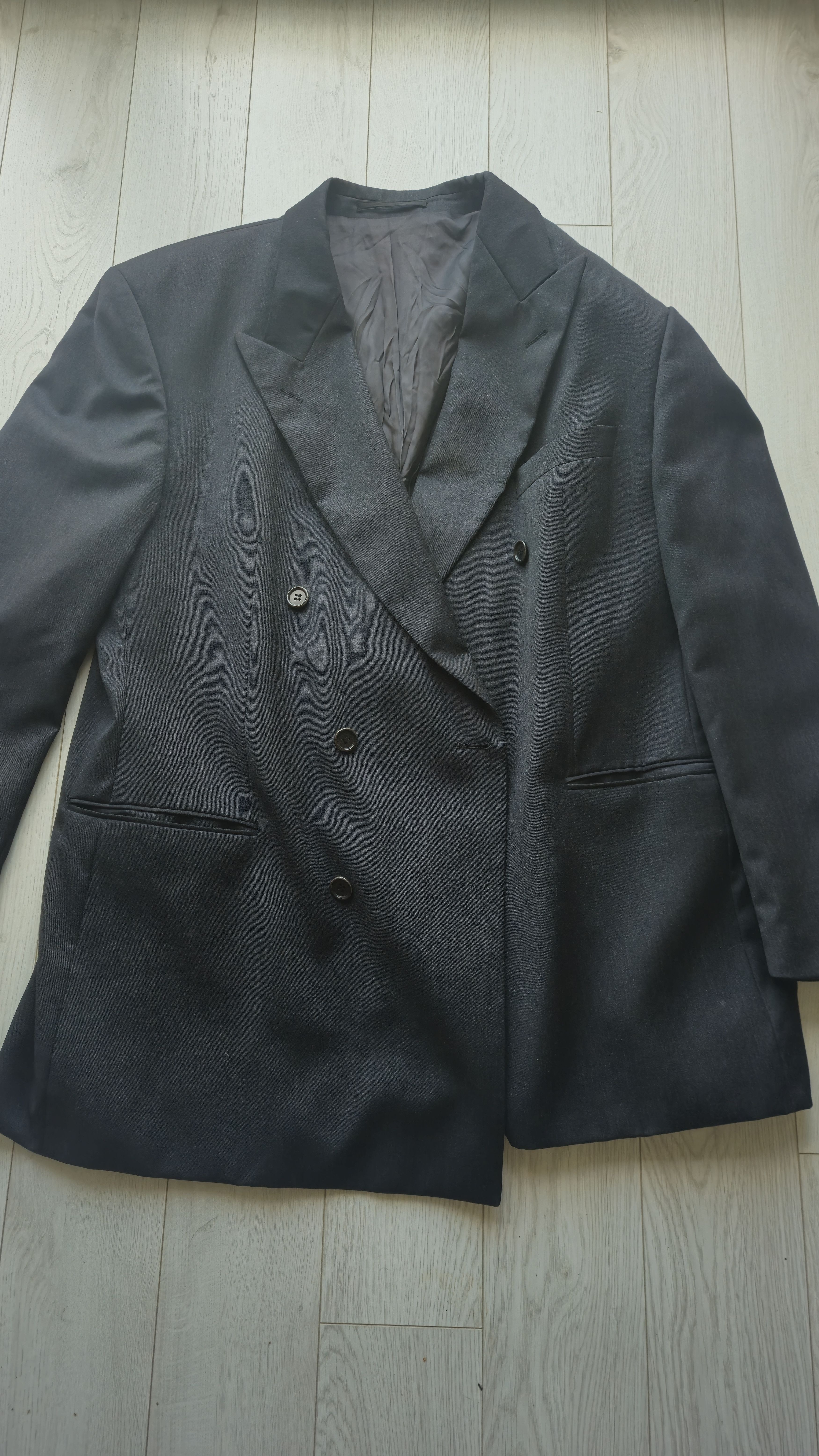Hugo Boss Vintage Rare Luxury Woll Jacket HugoBossxHansen Akropolis Size 54L - 10 Thumbnail