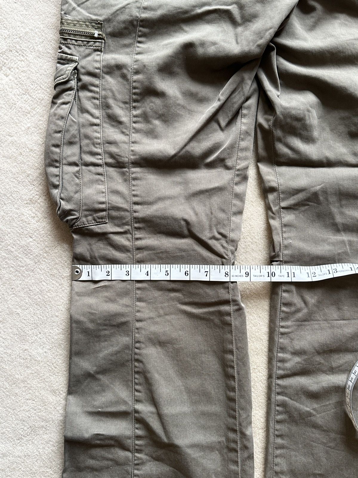 Japanese Brand G.M.F.N Multi Pocket Army Flared Cargo Pant Size US 32 / EU 48 - 7 Thumbnail