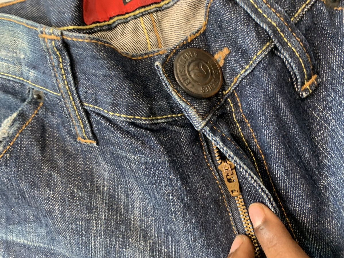 Japanese Brand Vintage Evisu inspired denim baggy fit Size US 30 / EU 46 - 7 Thumbnail