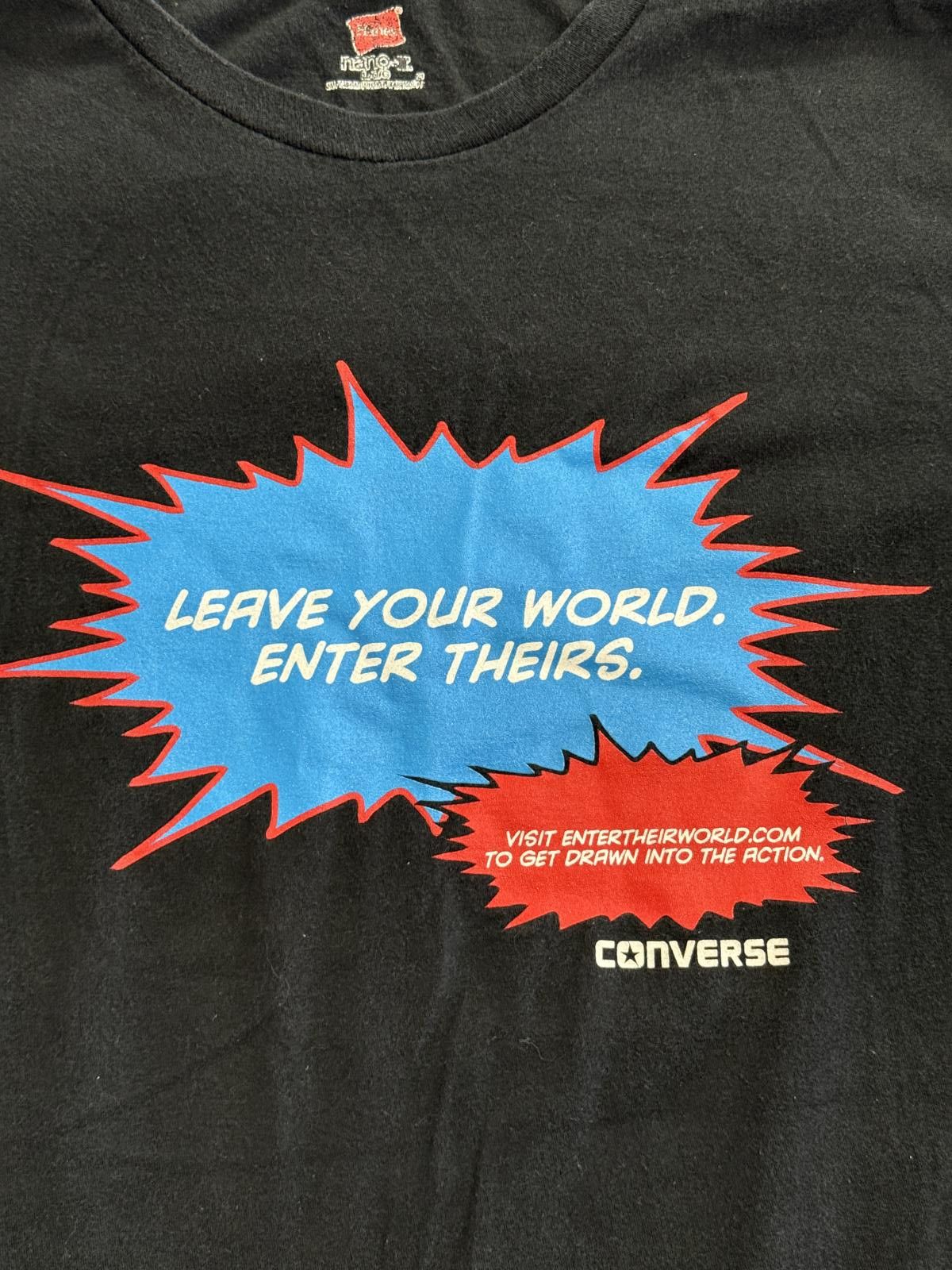 Hanes Journeys Converse Dark Knight Rises Batman Signal T-shirt Size US L / EU 52-54 / 3 - 5 Thumbnail