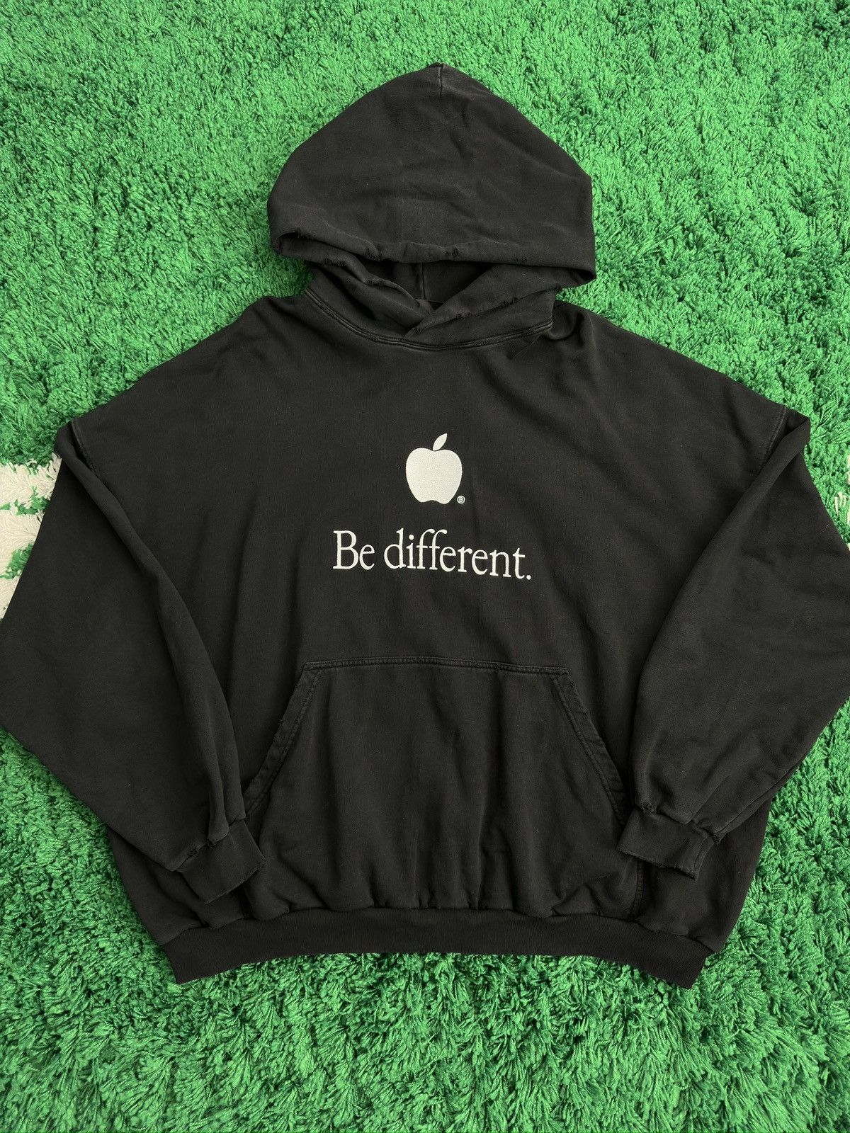 Balenciaga Balenciaga FW22 Be Different Apple Hoodie | Grailed