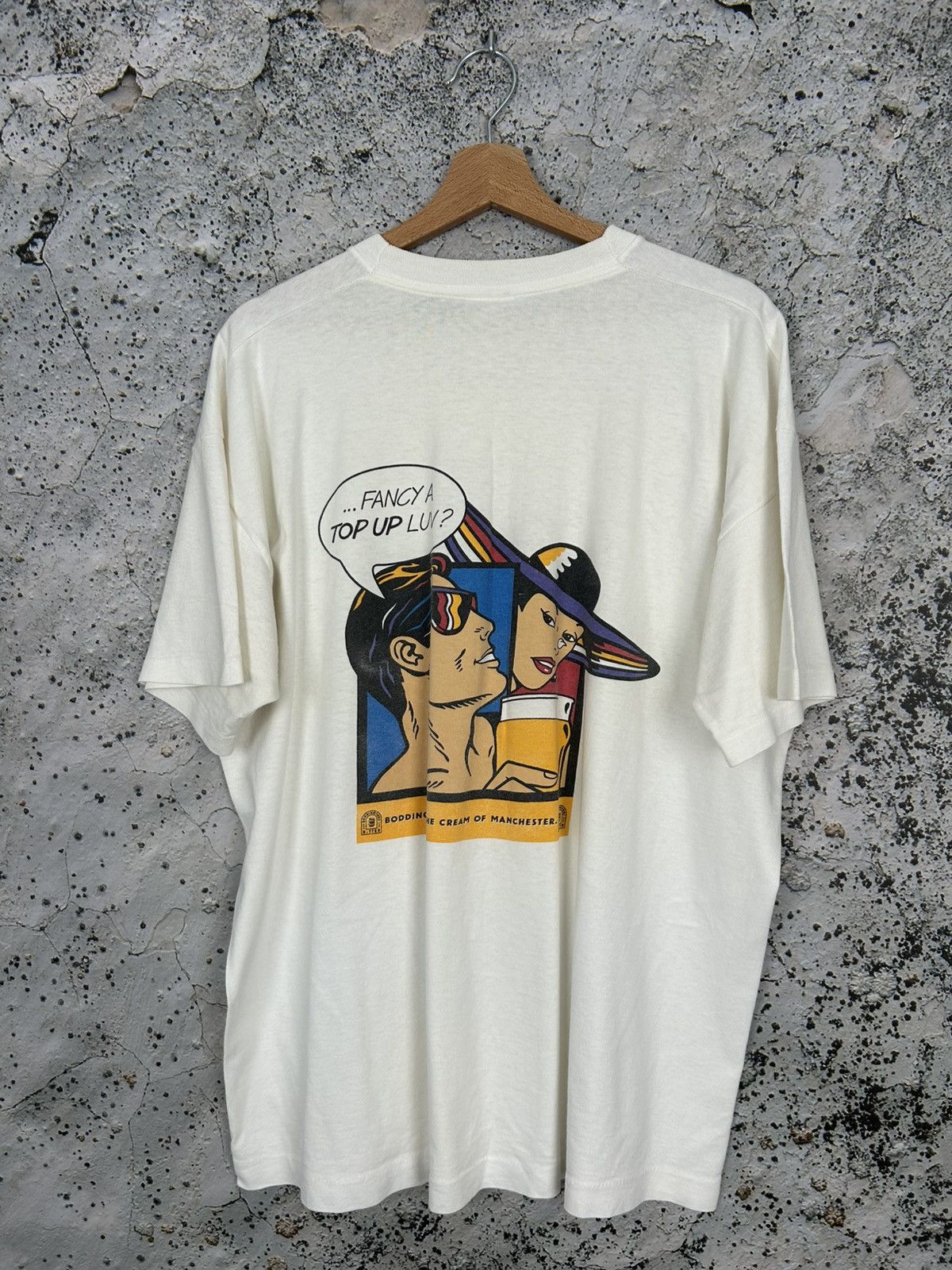 Vintage Vintage Graphic Tee Summer Humor Beer Single Stitch 90s Size US XL / EU 56 / 4 - 2 Thumbnail