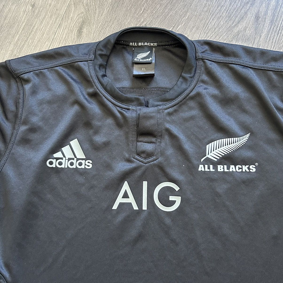Adidas × Vintage Y2K Adidas New Zealand All Blacks Rugby Jersey sz XL Size US XL / EU 56 / 4 - 2 Thumbnail