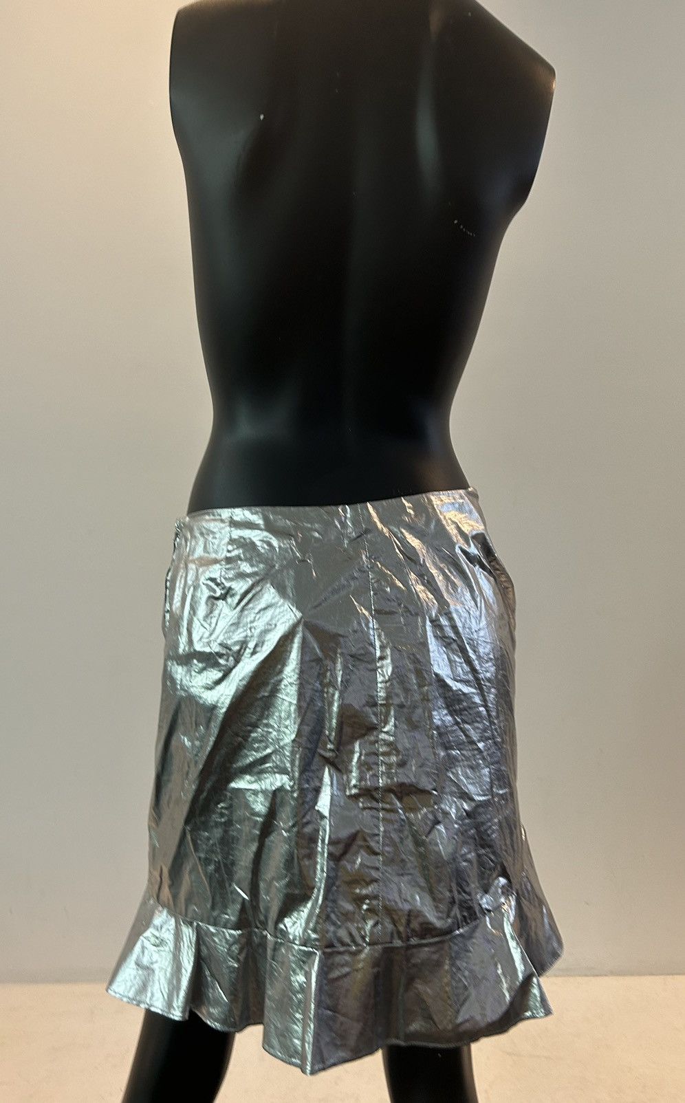 Isabel Marant New with tags Isabel Marant silver ruffle mini skirt 40 Size 28" / US 6 / IT 42 - 3 Thumbnail