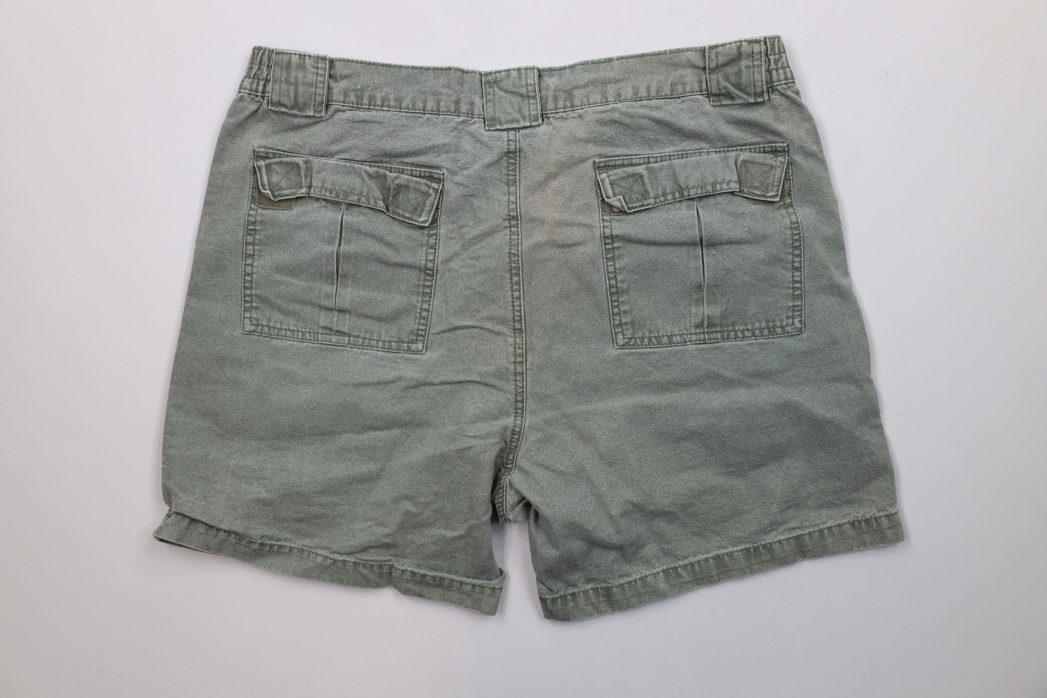 Vintage Vintage 90s Streetwear Above Knee Front Pocket Cargo Shorts Size US 36 / EU 52 - 7 Thumbnail
