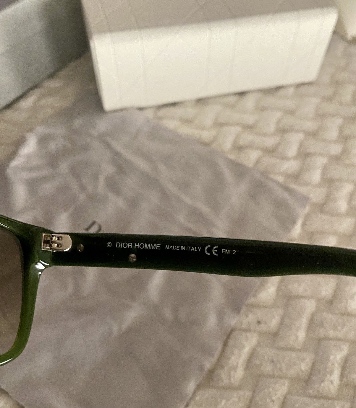 Dior × Hedi Slimane Dior Homme 🇮🇹 black tie 111s wayfarer HEDI slimane NEW Size ONE SIZE - 5 Thumbnail