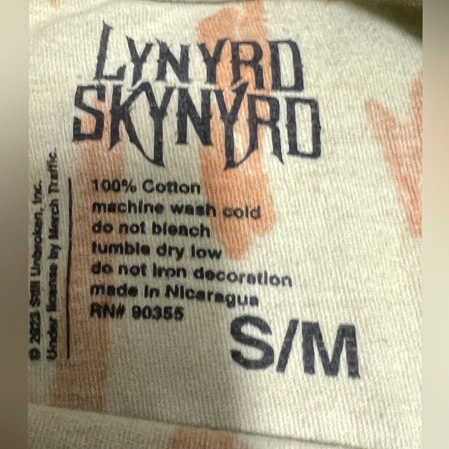 Vintage Lynyrd Skynyrd Free Bird 1973 T-shirt Tie Dye Size S Gold Mens Short Sleeve Shirt Regular XS? Size US S / EU 44-46 / 1 - 4 Thumbnail