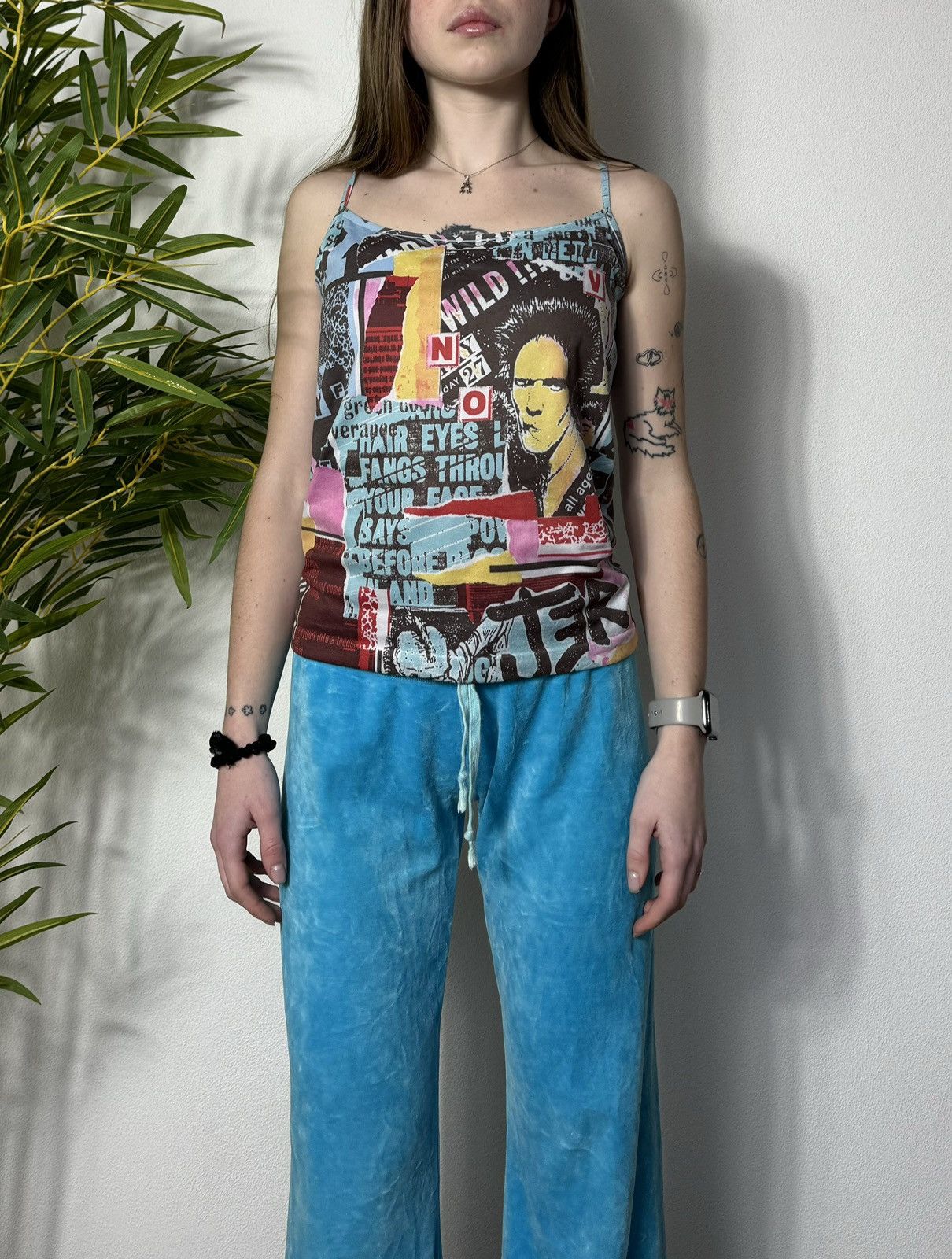 Vintage TERMO AVANT GARDE FRANZONI MADE IN ITALY TANK TOP Size L / US 10 / IT 46 - 2 Thumbnail