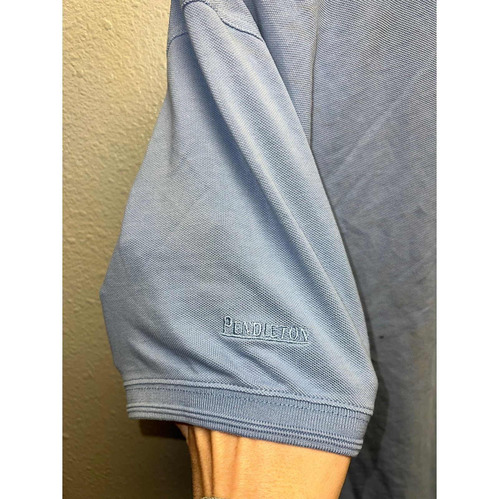 Pendleton Pendleton Polo Shirt Woolen Mills Pima Cotton Blue Top Tee M Size US M / EU 48-50 / 2 - 10 Thumbnail