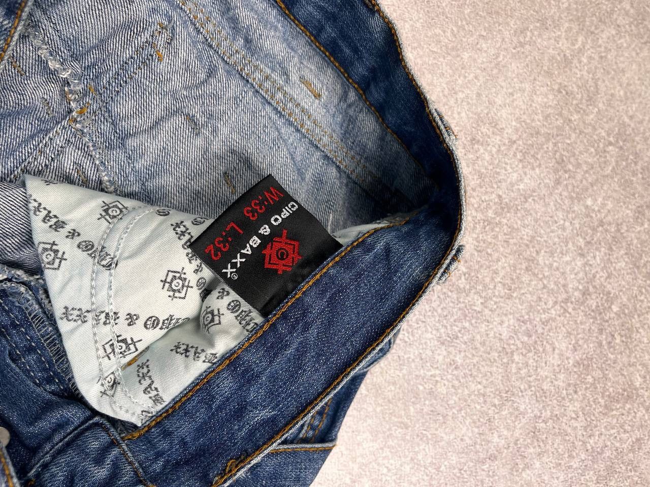 Japanese Brand Vintage Avantgarde Belt Baggy Denim Y2K 33x32 Size US 32 / EU 48 - 7 Thumbnail