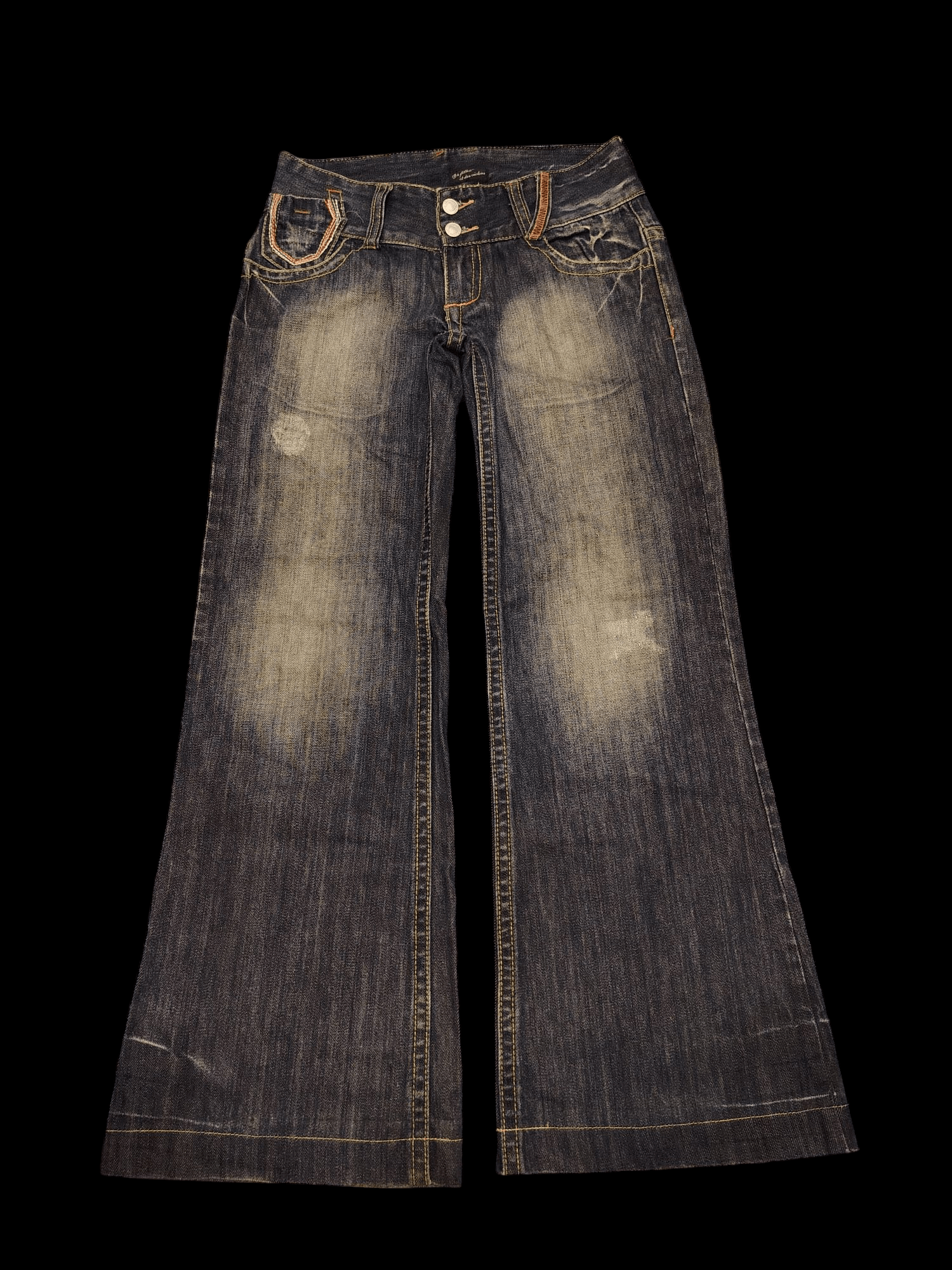 Hysteric Glamour Bell Bottom 💥Insane💥 90s Japanese Flared Jeans Bootcut Size 28" / US 6 / IT 42 - 2 Thumbnail