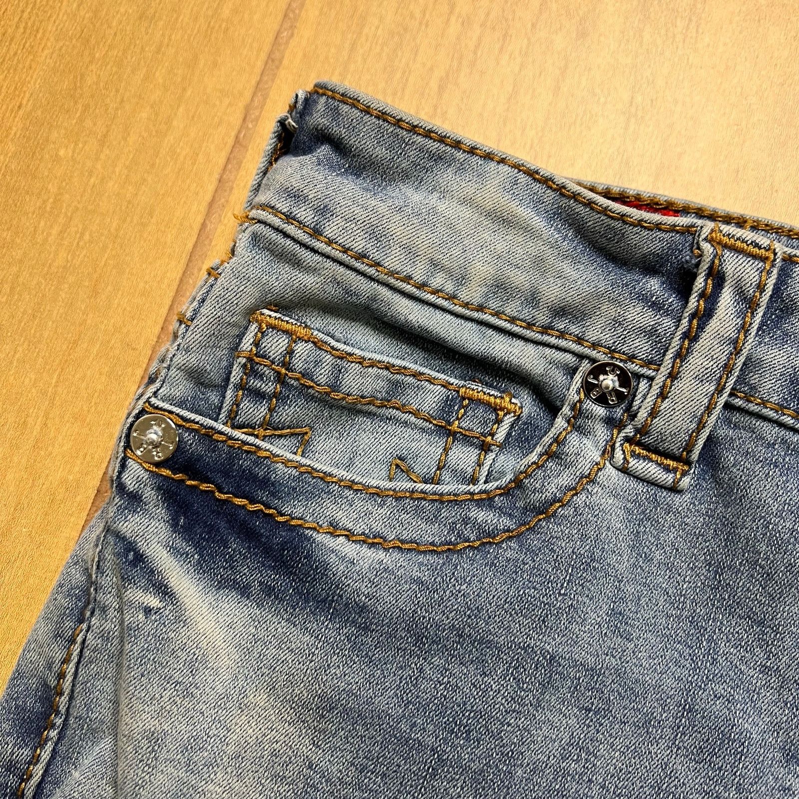 True Religion True Religion Becca Denim Shorts Womens Sz 26 Cutoff Y2K Size US 26 / EU 42 - 10 Thumbnail