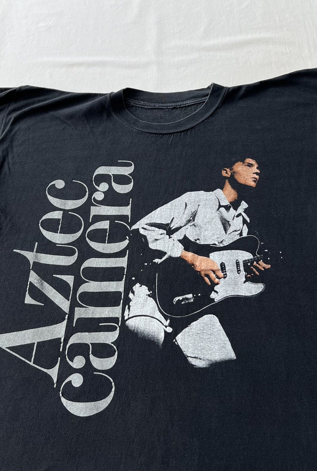 Band Tees Vintage 1988 Aztec Camera Tour 80s Pop Band Black T-shirt Size US L / EU 52-54 / 3 - 5 Thumbnail