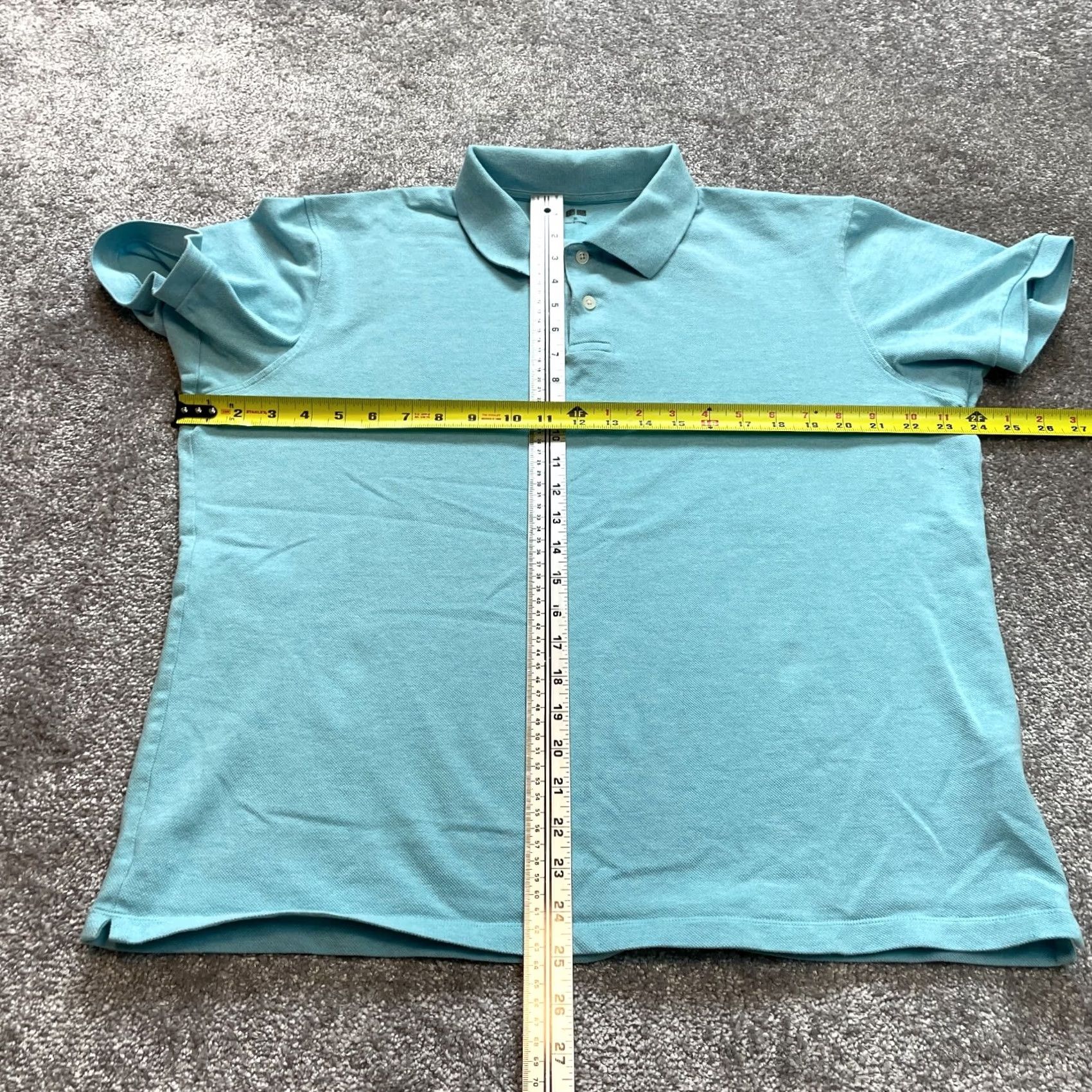 Uniqlo VINTAGE Uniqlo Polo Shirt Mens XL Light Blue Preppy Golf Rugby Collared Cotton Solid Size US XL / EU 56 / 4 - 4 Thumbnail