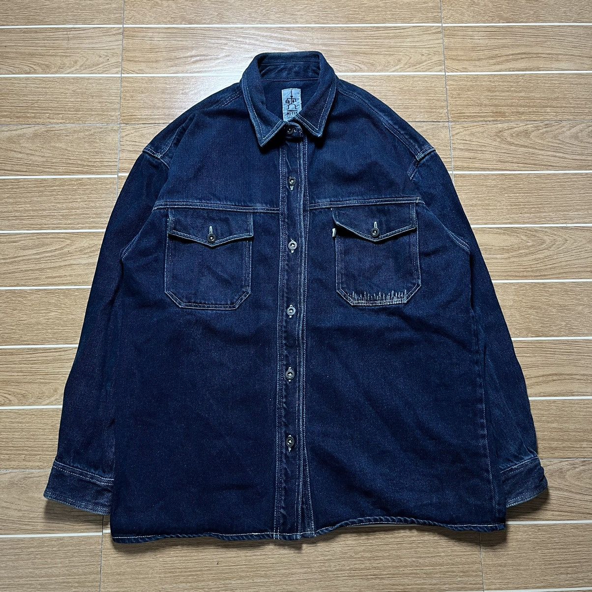 Japanese Brand Archive Hi-Tek Designs London by Alexander Denim Jacket Size US L / EU 52-54 / 3 - 1 Thumbnail