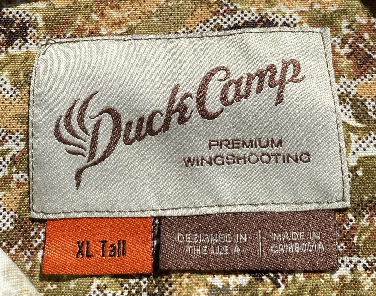 Other NWT Duck Camp Midland 2.0 Camo Button Up Shirt XL Tall Size US XL / EU 56 / 4 - 6 Thumbnail
