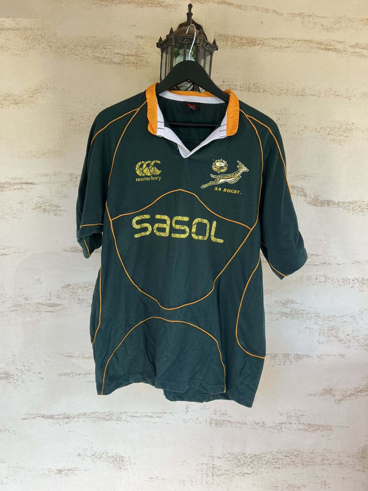 South Africa 2007-2008 Rugby Home Shirt Jersey Canterbury